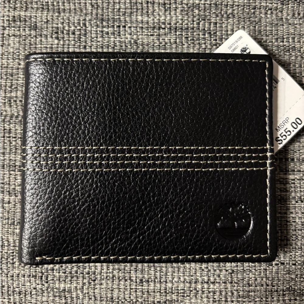 TIMBERLAND BLACK LEATHER WALLET